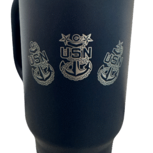 Tri-Anchor: 40oz Travel Mug w/ Handle & Straw
