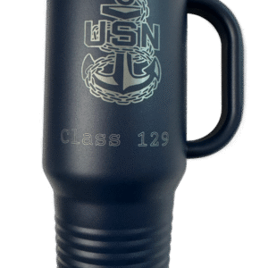 Chief Class: 40oz Travel Mug w/ Handle & Straw